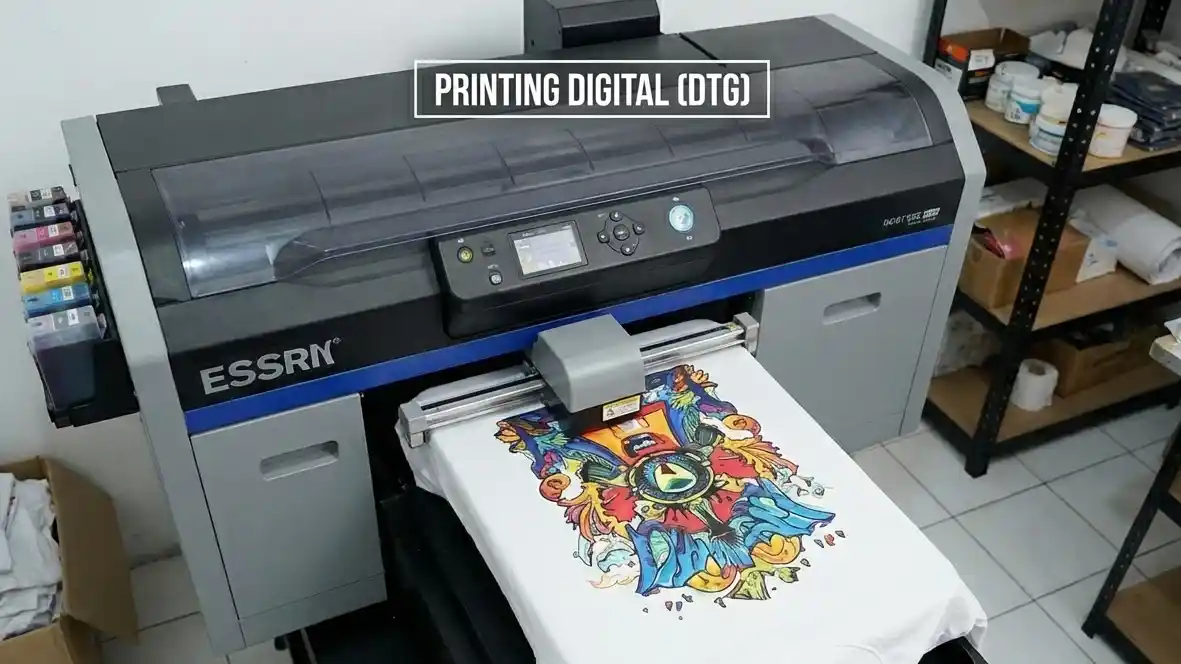 perbedaan printing dan sablon