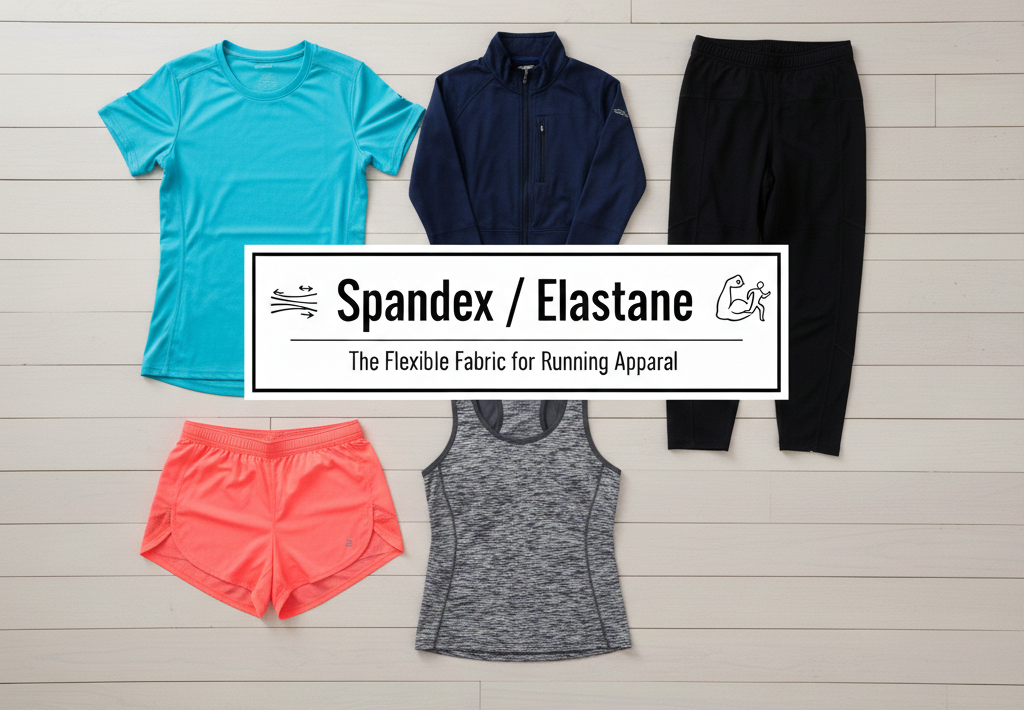 Spandex atau Elastane sebagai Bahan Baju Lari yang Fleksibel