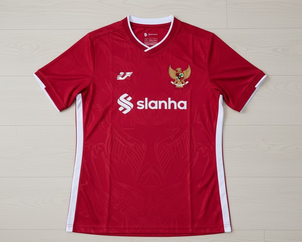 contoh Jersey Home (Kandang) Timnas Indonesia