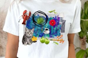 trend desain kaos vintage wash dan bordir